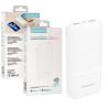 Power Bank 10,000mAh Blanco | 2 USB-A + 1 USB-C PD Carga Rápida