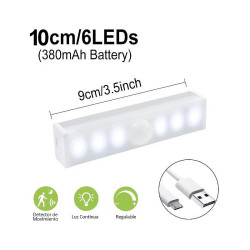 Lámpara LED 15cm con Sensor de Movimiento | Iluminación a Batería